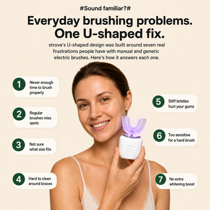 U-Shaped Electric Toothbrush
